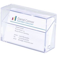 Sigel VZ115 Business card pocket self-adhesive holds up to 100 cards Sigel VZ115 Business card pocket self-adhesive holds up to 100 cards