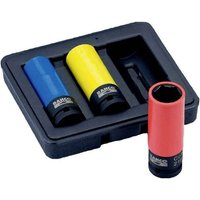 Bahco BWSS12P3 Kraft Bit Set 3-Piece 1/2" Metric Plastic Coated Alloy