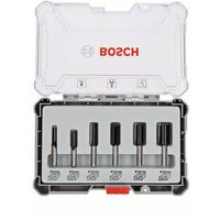 Bosch Groove Cutter Set 8 mm for Router, 6 pcs. + Carry Case ( 2607017466 )