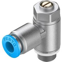 Festo GRLA Series Flow Controller Exhaust Valve, 193144 ISO 1179-1 and ISO 228-1 Threaded ISO 1179-1 and ISO 228-1