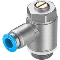 Festo GRLA Series Flow Controller Exhaust Valve, 193150 ISO 1179-1 and ISO 228-1 Threaded ISO 1179-1 and ISO 228-1