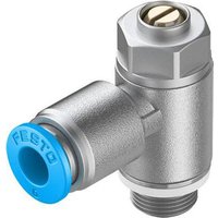 Festo GRLZ Series Flow Controller Flow Regulator, 193158, Inlet Female, Outlet Male Threaded