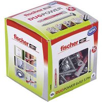 Fischer 538260 DuoPower Plug 50pcs 6x50mm polyamide secure grip