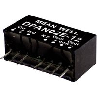 Mean Well DPAN02E-05 DC/DC converter 2x outputs 200mA 2W -40 to +90°C