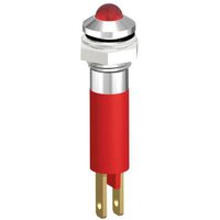 Signal Construct SWQU08024A LED Indicator Light 24V Red IP67 Front...