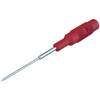 Hirschmann Test & Measurement Fixed Test Probe, 1 mm Tip, 30 V ac, 60V dc, 4 mm Socket, 1A