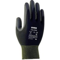 uvex Unipur 6639 Black Polyamide Work Gloves, Size 8, Polyurethane Coating