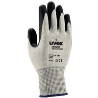 uvex Unidur 6659 Black, Grey Fibreglass, Polyamide, HPPE Work Gloves, Size 9, NBR Coating