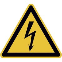 SafetyMarking 21.0191 Caution Sign High Voltage Self-Adhesive Film...