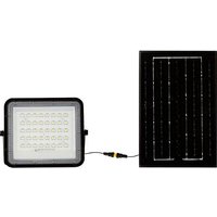 V-TAC 7821 VT-40W LED Floodlight Cool White Solar Panel Black V-TAC 7821 VT-40W LED Floodlight Cool White Solar Panel Black