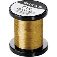 Block CUL 100/0.35 Copper Wire 0.35mm Dia 112m Length Enamel-Coated