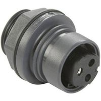 Bulgin PXP6012/03P/ST PXP Bullet Connector Plug, 3 Pins, Panel Mount