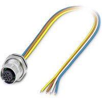 Phoenix Contact Circular Connector, 4 Contacts, Rear, M12 Connector, Socket, Female, IP67, SACC Series