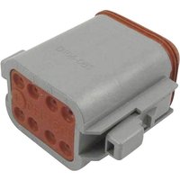 Te Connectivity Dt06-08Sa-Ce06 Automotive Conn, Plug/rcpt, 8P, 13A/250V