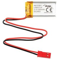 Akyga AKY0384 Non-standard rechargeable LiPo 3.7 V 250 mAh Battery...
