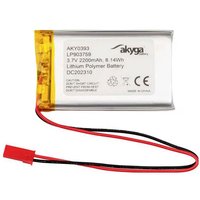 Akyga AKY0393 Battery pack Non-standard LiPo 3.7V 2200mAh Rechargeable
