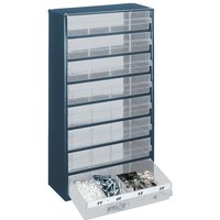 Raaco Drawer Storage Unit 8, Steel, 552 mm x 306mm x 150 mm, Blue