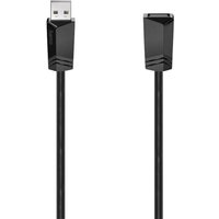Hama USB 2.0, Female USB Type A to Female USB Type A, Black, 5 m