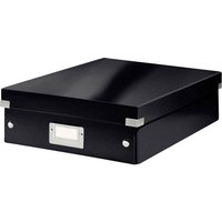 Leitz WOW Click & Store Medium Organiser Box. Black. 60580095