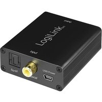 LogiLink CA0101 Adapter Toslink RCA Jack Black Audio
