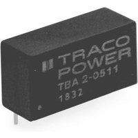 TRACOPOWER TBA 2 DC/DC Converter, 15V dc/ 130 mA, 26.4V dc Input, 21.6V Input 2 W, PCB, 80 °C Max Temp -40 °C Min Temp