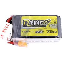 Tattu TAA8504S95XT3 LiPo battery pack 14.8 V 850 mAh 4 cells 95 C ... Tattu TAA8504S95XT3 LiPo battery pack 14.8 V 850 mAh 4 cells 95 C ...