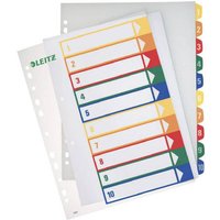 Leitz 12930000 Index A4 Oversized 1-10 Polypropylene Multicolour 1...