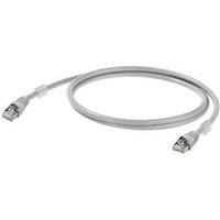 Weidmüller IE Cat6a Patch cable, 200 mm, Copper Braid Screened, Grey Low Smoke Zero Halogen