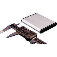 Hammond 1455A802BK Aluminium Enclosure Slimline 80x70x12mm Black