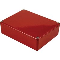 Hammond 1590BBRD Aluminium Stomp Box Enclosure Red (119 x 94 x 34mm)