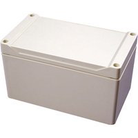 Hammond 1555 Series Light Grey Grey Lid Polycarbonate Enclosure, IP68, 88.9 mm x 160 mm x 88.9 mm