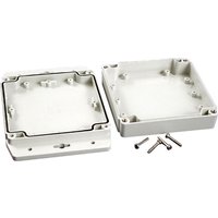 Hammond 1555N2F17GY IP67 PC Enclosure with Flanged Lid L Grey 120 ...