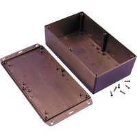 Hammond Flanged 1591XX Series Black, Grey, Transparent Blue ABS Plastic Enclosure, IP54, 56 mm x 193 mm x 112 mm