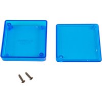Hammond 1551TTTBU Miniature Plastic Enclosure 60 x 60 x 15 Trans. Blue