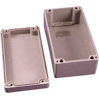 Hammond 1590ZGRP Series Grey Grey Lid Glass Reinforced Polyester Enclosure, IP66, IK08, 90 mm x 220 mm x 120 mm