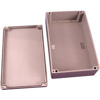 Hammond 1590ZGRP Series Grey Grey Lid Glass Reinforced Polyester Enclosure, IP66, IK08, 120 mm x 400 mm x 250 mm
