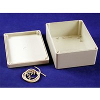 Hammond RP Series Light Grey Light Grey Lid Polycarbonate General Purpose Enclosure, IP65, 75 mm x 165 mm x 125 mm