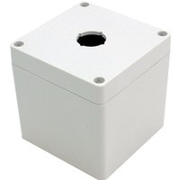 Hammond 1554pb Series Light Grey Grey Lid Polycarbonate Enclosure, IP66, 89.9 mm x 89.9 mm x 89.9 mm