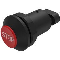 EAO Series 09 Series Push Button Switch, Momentary, Panel, 30 mm Cutout, 1 NO, IP67 48 V ac