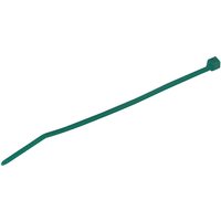 HellermannTyton Cable Tie, Inside Serrated, 100 mm x 2.5mm, Green Polyamide 66