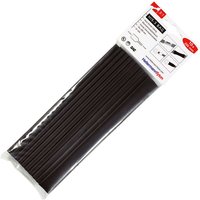 HellermannTyton Heat Shrink Tubing, Black 12 mm Sleeve Dia. x 200mm Length 3:1 Ratio, HIS-3 BAG Series