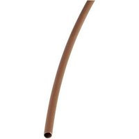 HellermannTyton Heat Shrink Tubing, Brown 3.2 mm Sleeve Dia. x 200mm Length 3:1 Ratio, HIS-3 BAG Series