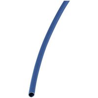 HellermannTyton Heat Shrink Tubing, Blue 6.4 mm Sleeve Dia. x 200mm Length 3:1 Ratio, HIS-3 BAG Series