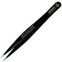 Bernstein 5-076-13 SMD Tweezers 120mm Rigid Straight Pointed ESD