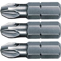 Wiha 07859 Pozidriv Bits PZ 1 Pack Of 3