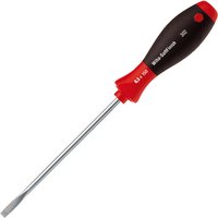 Wiha - Screwdriver SoftFinish® Slotted with round blade for low-lying screws 5.5 mm x 300 mm (00702)