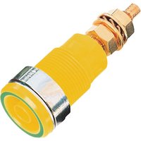 Hirschmann Test & Measurement Yellow, Green Female Banana Socket, 4 mm Connector, Solder Termination, 1000 V ac, 1000V