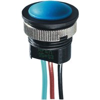 APEM IA Series Push Button Switch, Momentary, Panel, 16.2 mm Cutout, SPST, IP65, IP67, 24 V dc