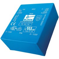 Block 9 V ac 2 Output Pin PCB Transformer, VDE 0570 Teil 2-6, IEC 61558-2-1, C-UL-US, VDE 0570 Teil 2-4, DIN EN