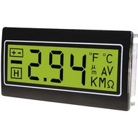 TDE Instruments DPM961 LCD Digital Panel Multifunction Meter for Voltage, Temperature, Current, 22 mm x 45 mm